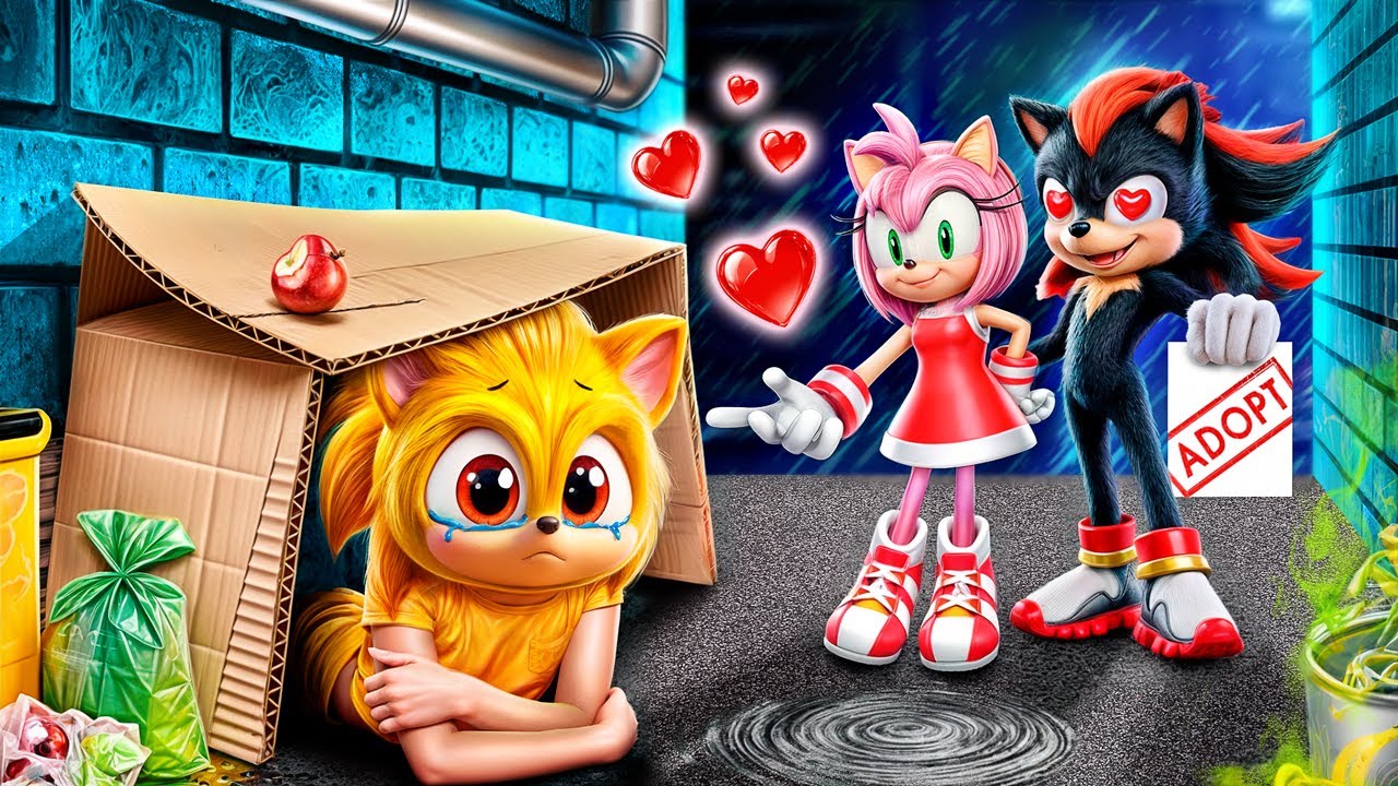 Fui Adotado por SHADOW SONIС! Como se Tornar Super Sonic?! Aventura de Transformação Extrema!
