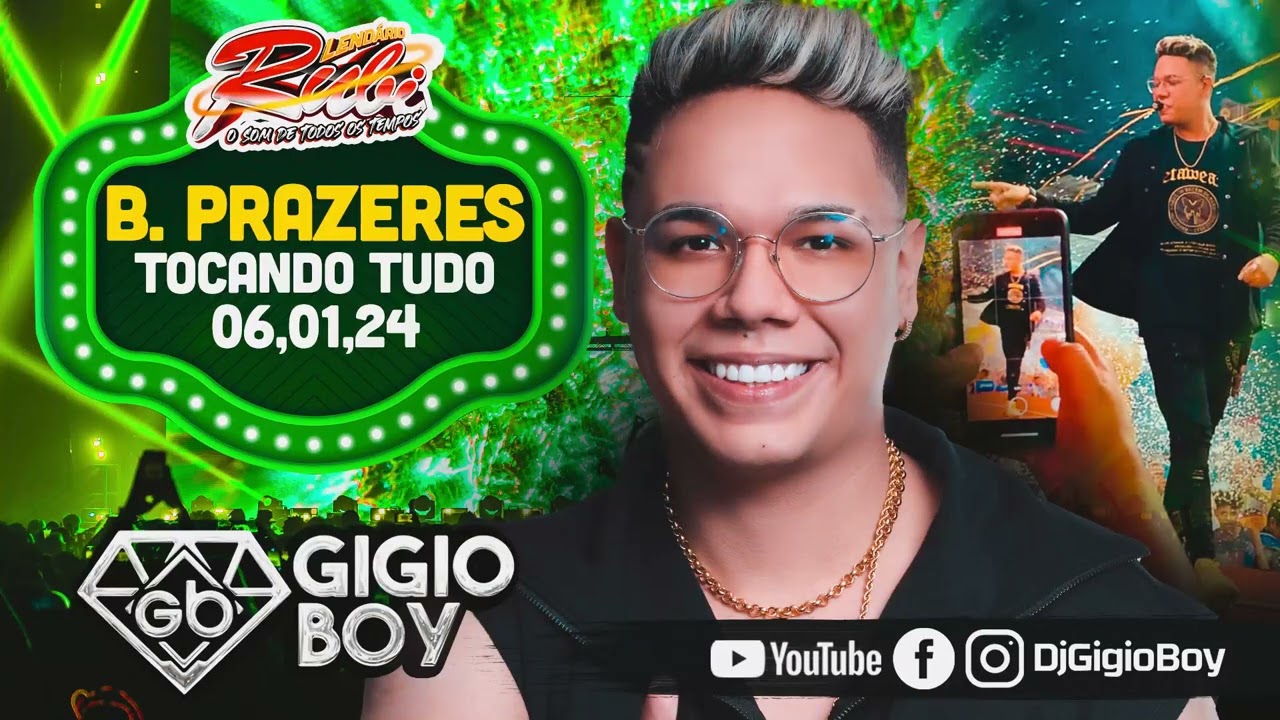 CD AO VIVO GIGIO BOY EM BELOS PRAZERES CAMETÁ TOCANDO DE TUDO - NOVO LENDÁRIO RUBI - 06,01,24