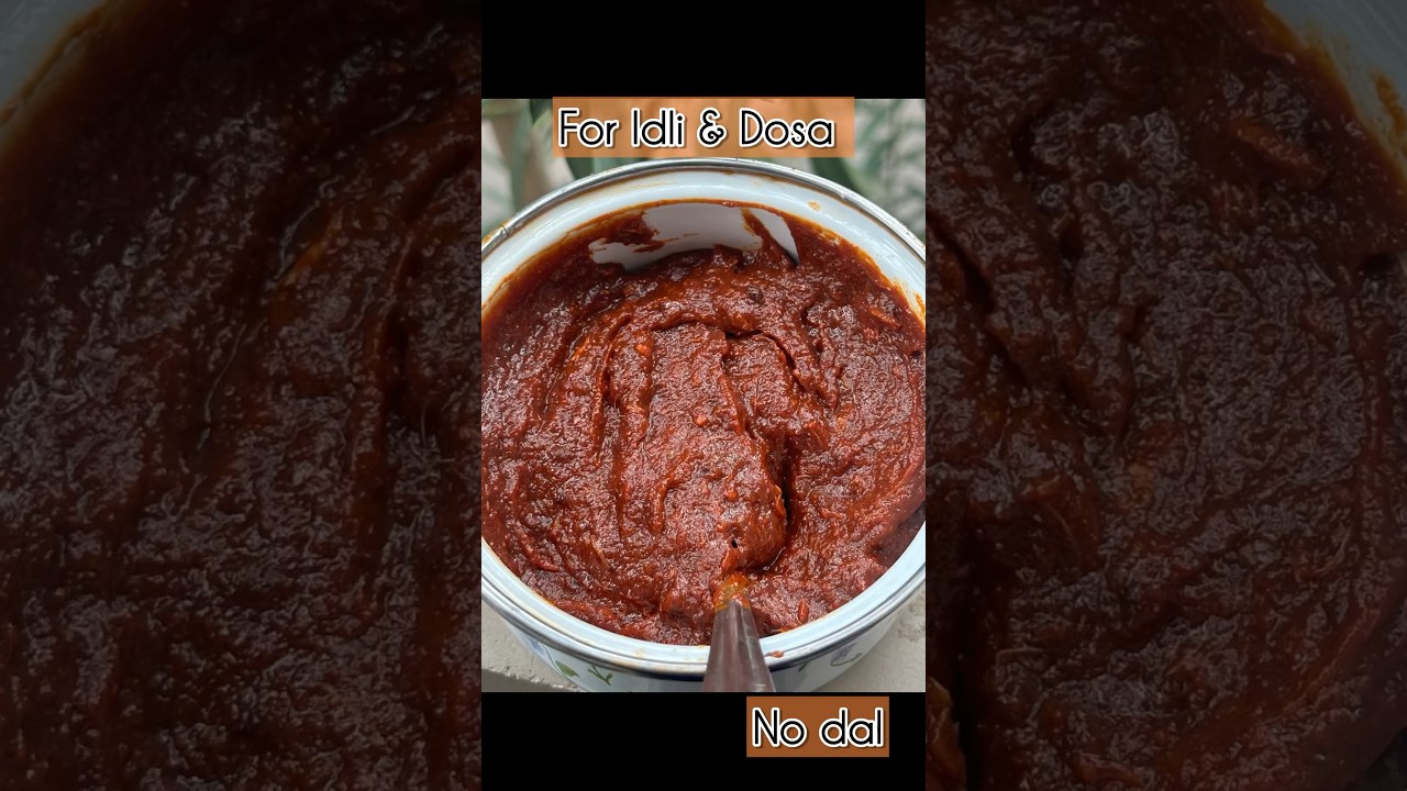 Allam/Ginger chutney - provided for Idli and Dosa - No dal used for preparation