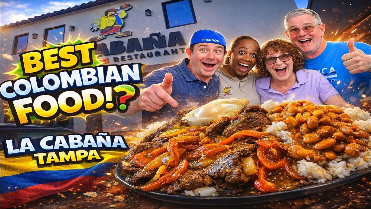 Eating Facebook Suggested La Cabaña Restaurant! Is It Tampa’s Best Colombian Food? Lets Review It