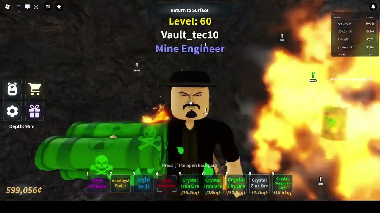 Roblox Mines как с легкостью НАЙТИ все редкие и легендарные руды и заработать много шекелей!