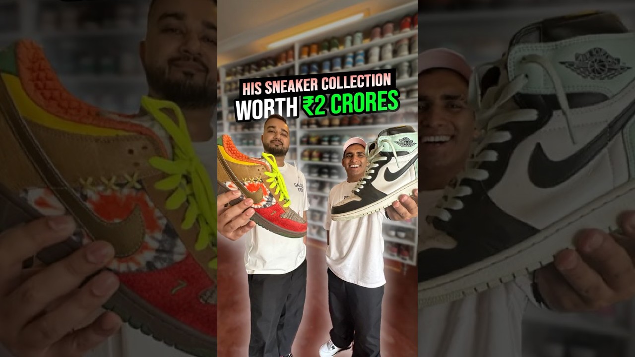 Sneaker Closet Worth ₹ 2 Crores 🔥 India's Biggest❓ #sneakercollector #sneakercloset #sneakerhead