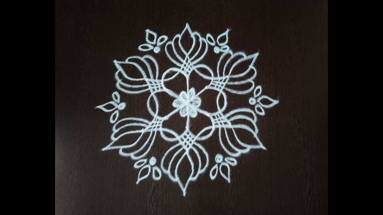 Thai poosam special rangoli/Easy kolam designs/Simple rangoli