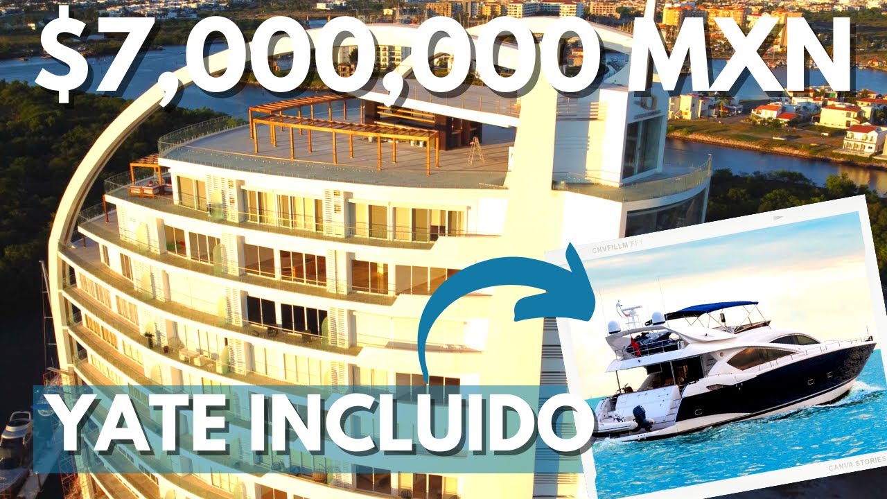 Se Vende Departamento con YATE en Mazatlan, Vista al Mar y Sky Bar