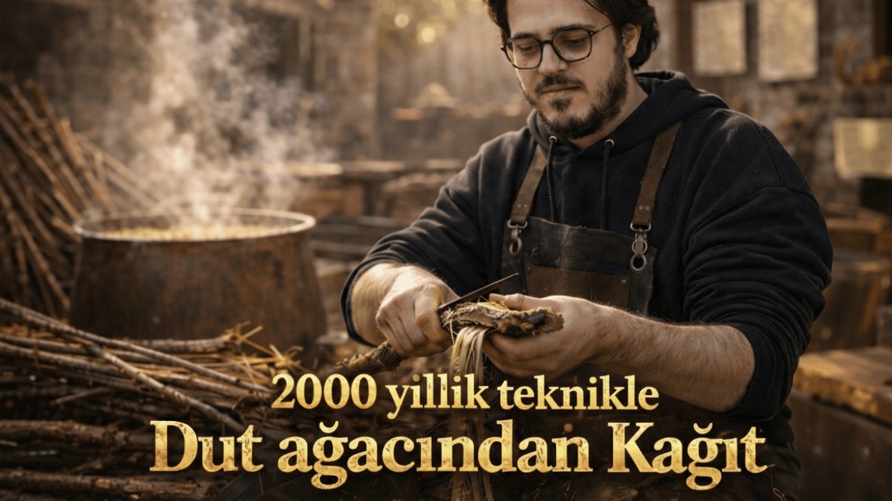 EL YAPIMI KAĞIT NASIL YAPILIR...📜 , DUT AĞACINDAN 2000 YILLIK TEKNİKLERLE KAĞIT ÜRETİYORUM 🪵🌱