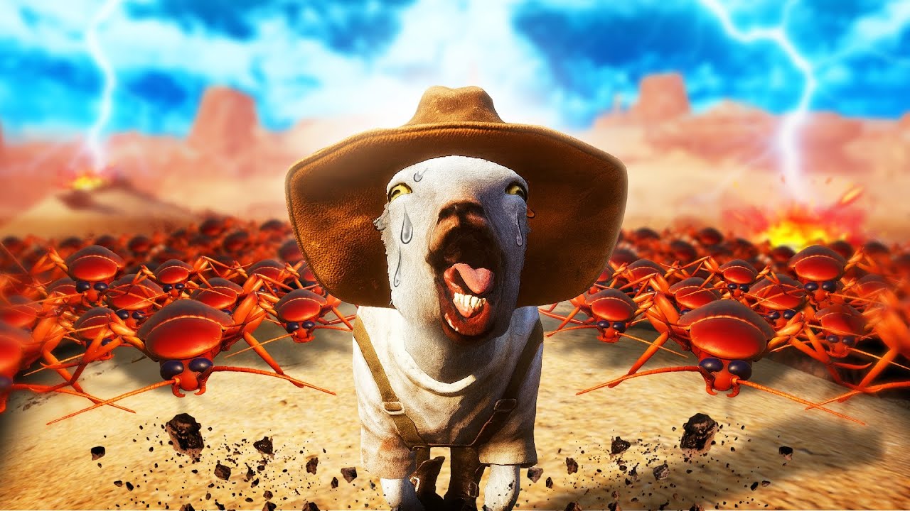 ฝูงเเมลงสาบกินคน !!! EP31  พระเจ้าเเมลงสาบ - Goat Simulator 3