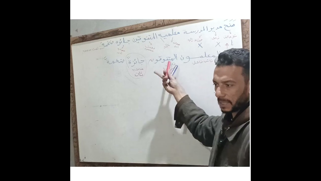 بناء الفعل للمجهول للصف الأول الإعدادي 