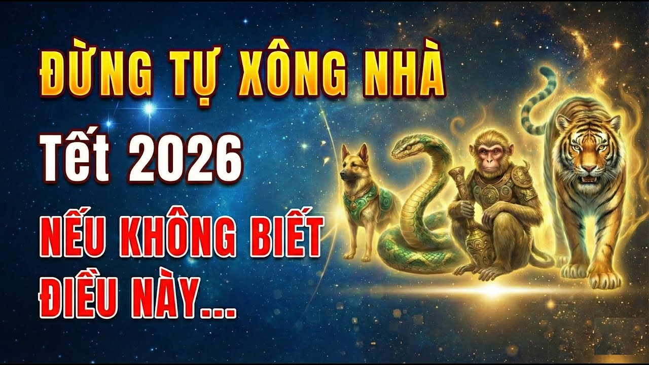 Đừng Tự Ý Xông Nhà Năm 2026 Nếu Không Thuộc Những Con Giáp Này Kẻo Rước Họa Đầu Năm| TỬ VI NHÂN MỆNH