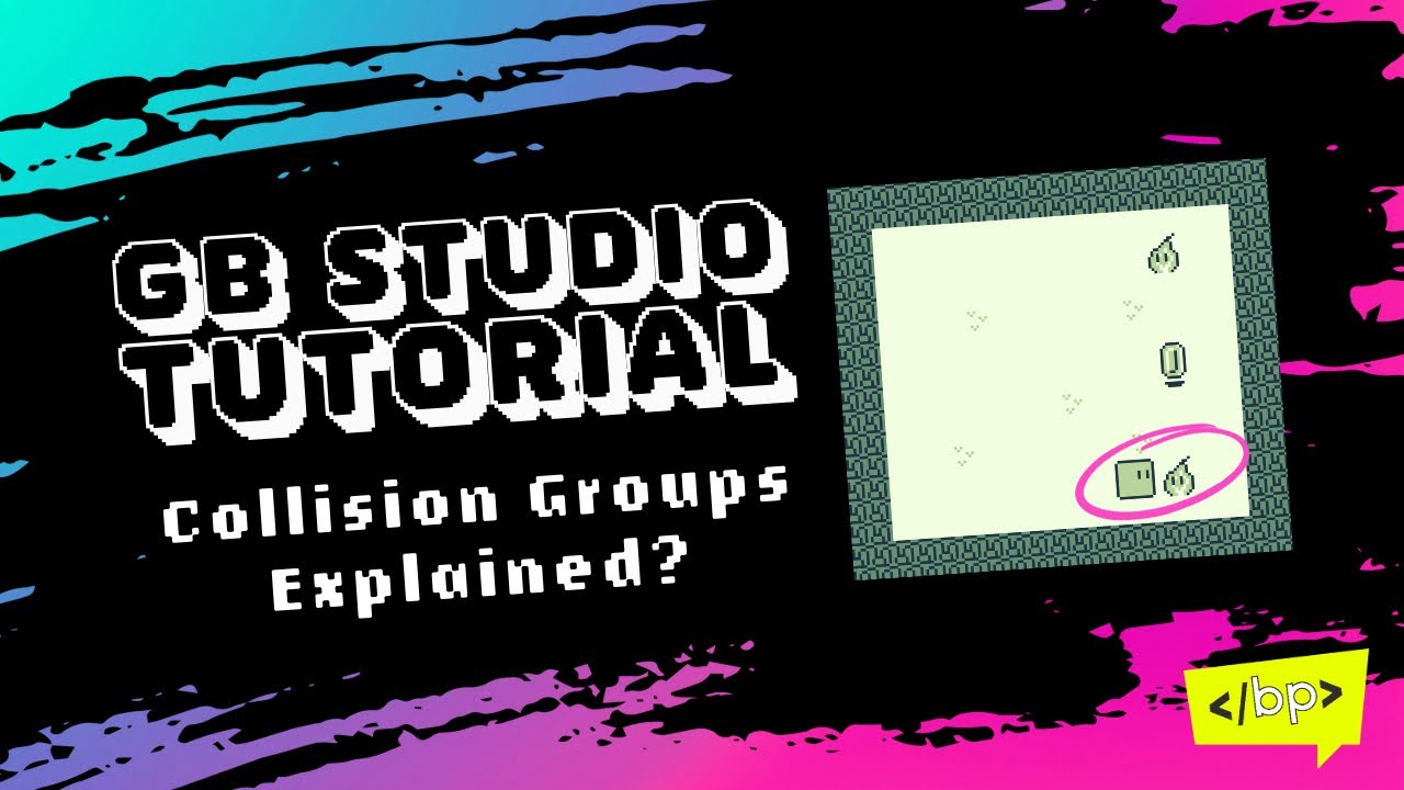 GB Studio Collision Groups Explained?