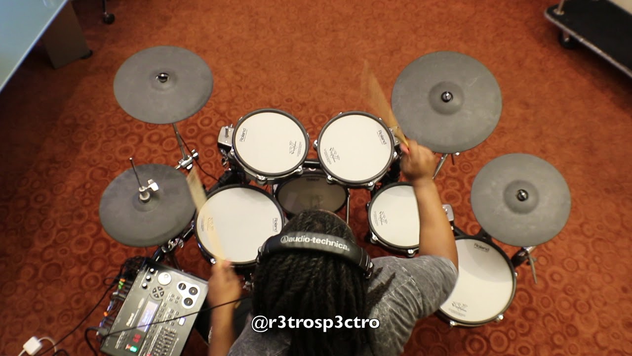 Samba trade groove - Damani Rhodes - Drum cover by: Retro Spectro
