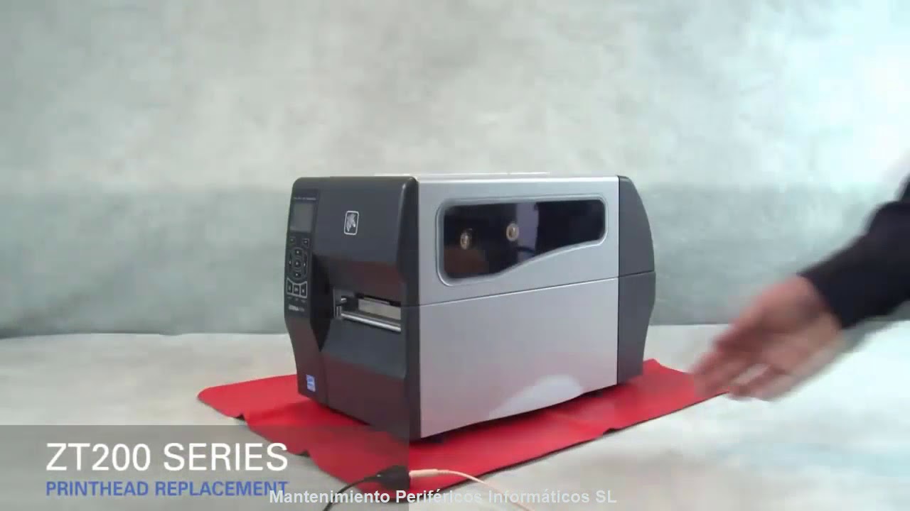 Cambiar Cabezal Zebra ZT220 ZT230