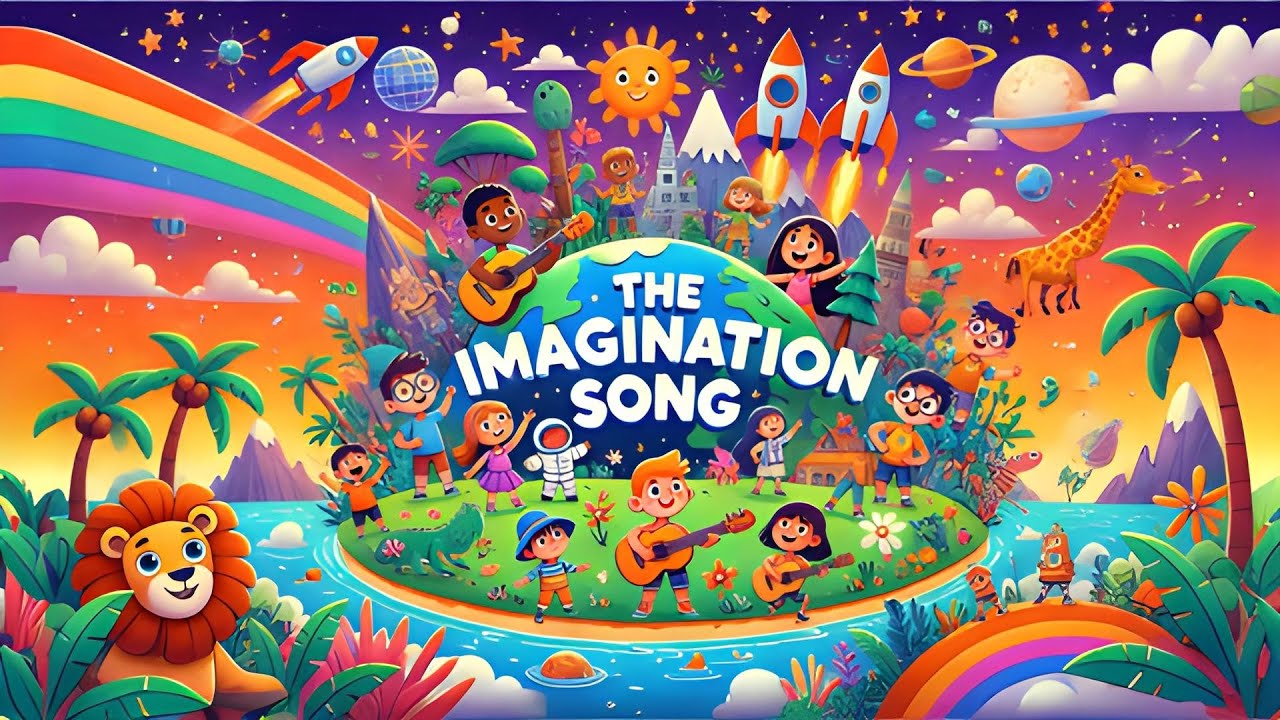 🎵🌟✨ The Imagination Song | Enchanting Journeys for Young Minds! ✨🦁🚀🎵