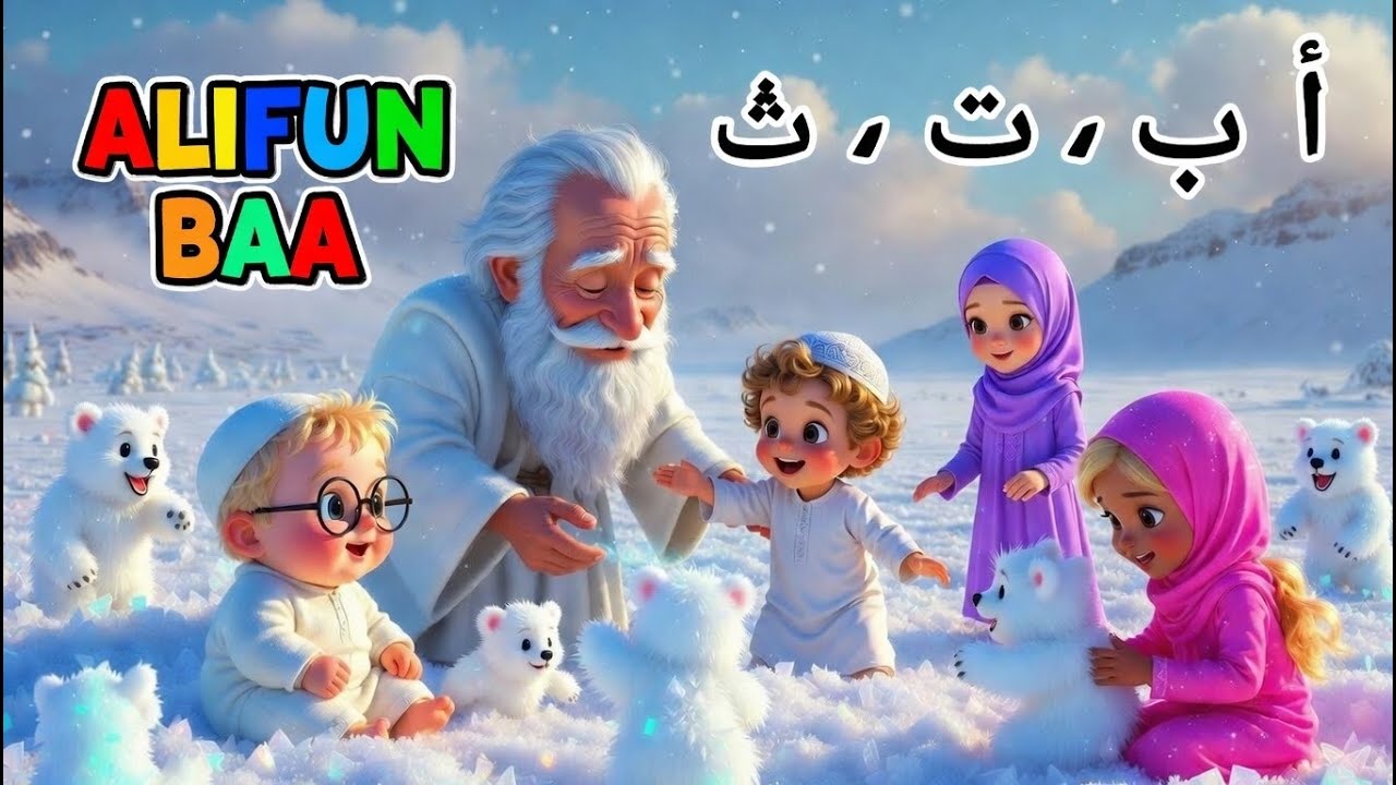 Alifun Baa taa un saa| 3D Cartoon Song | Learn Arabic Letters | ARABIC ALPHABET NASHEED | kids
