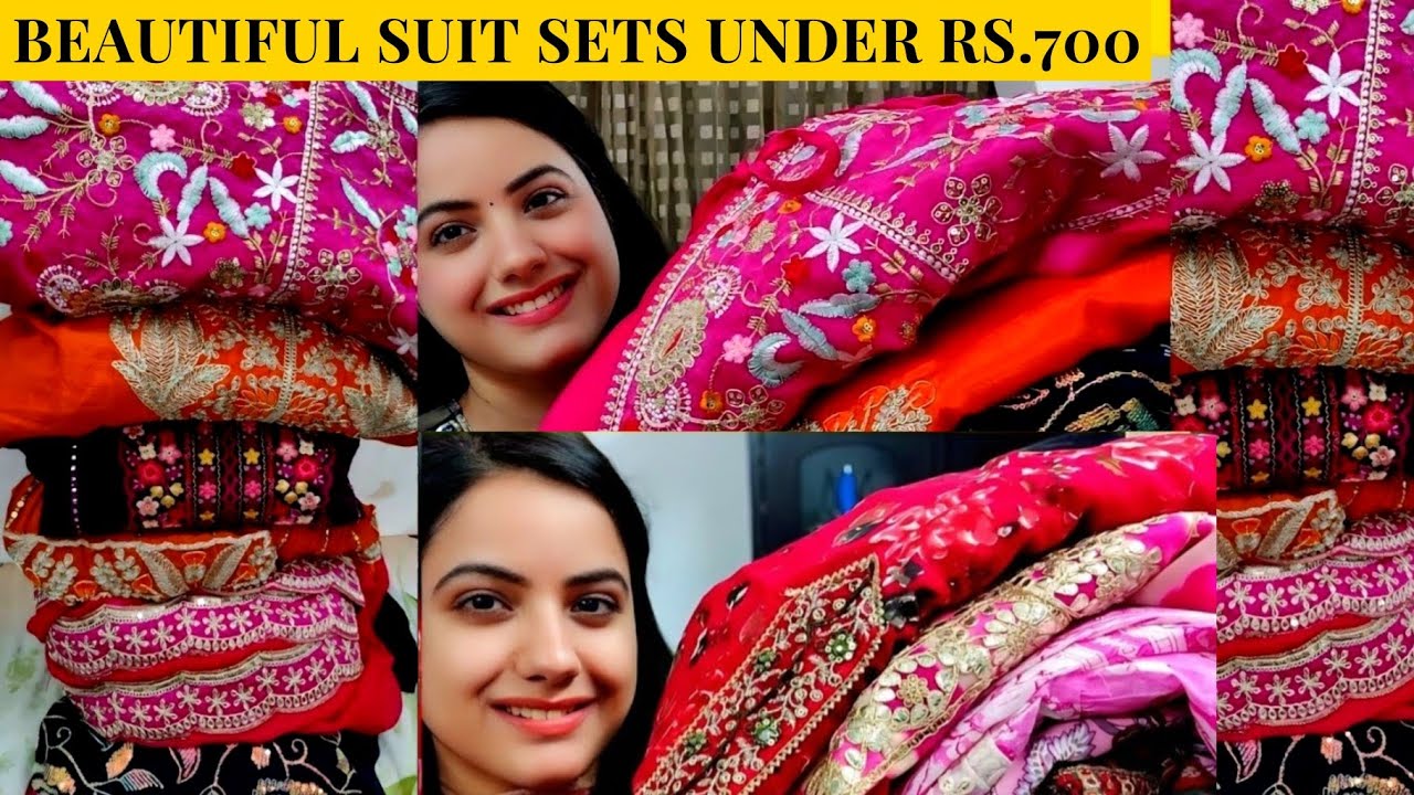  SUIT SETS UNDER RS.700|AMAZON SUIT SETS UNDER RS.700|AMAZON KURTA SETS UNDER RS.700|AMAZON HAUL