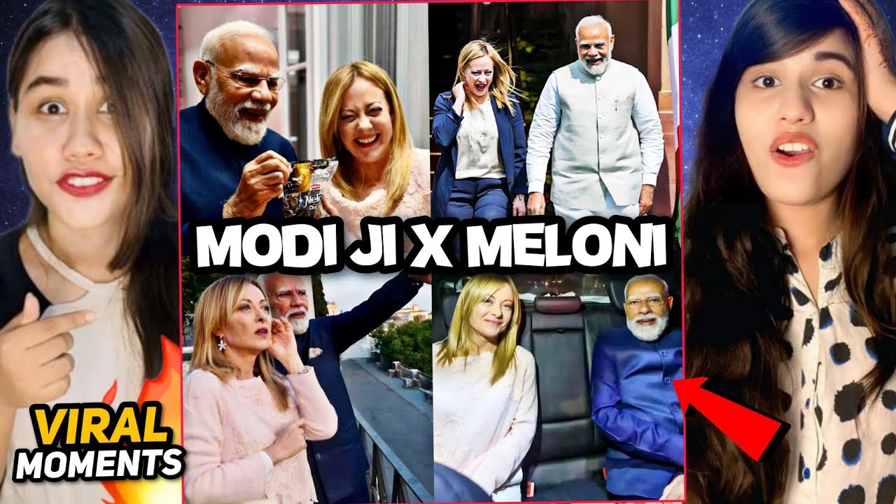 Modi Ji x Meloni Funniest Memes 😂🔥 Reaction  |  Internet Obsessed With Melody😂❤️ |