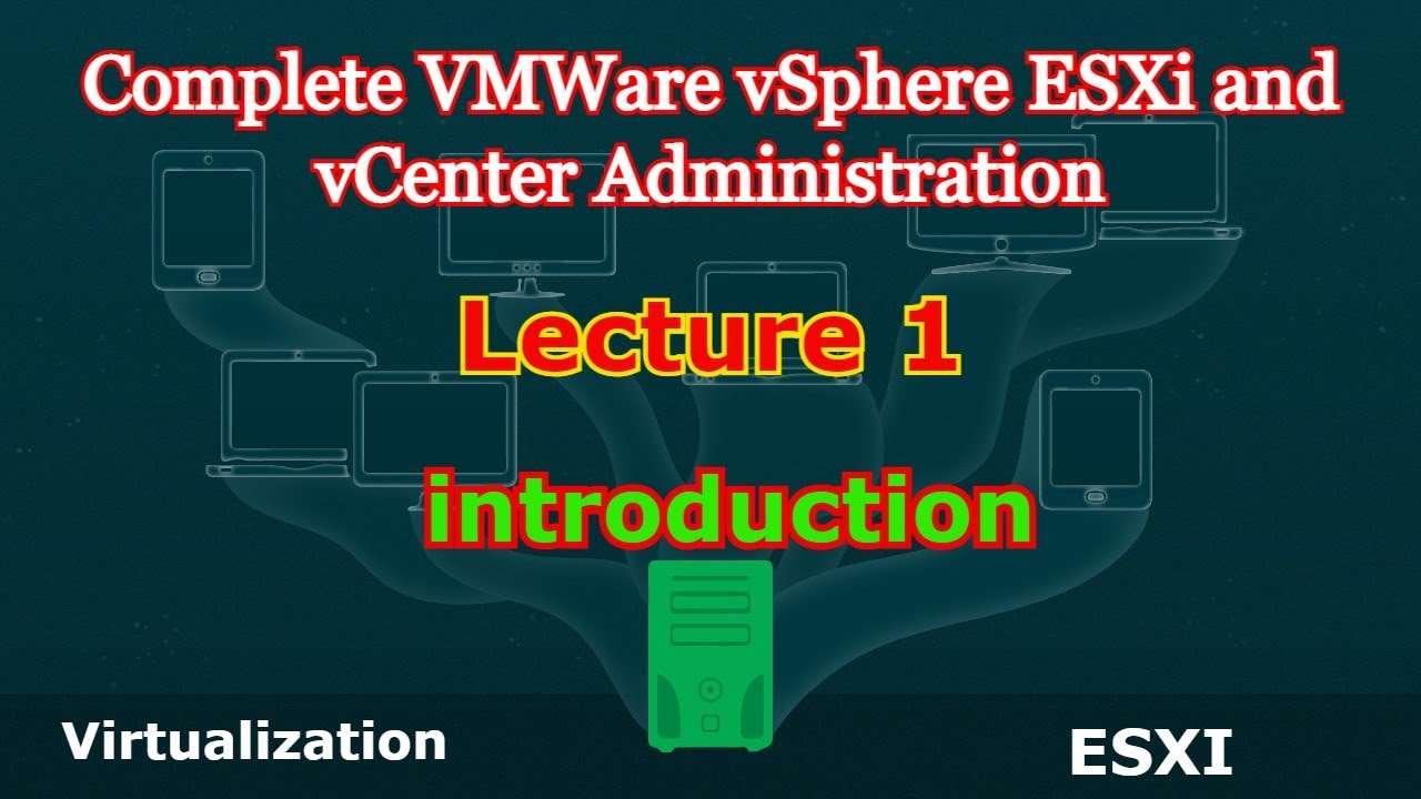 Complete VMWare ESXi and vCenter Administration (Lecture-1) in hindi/urdu