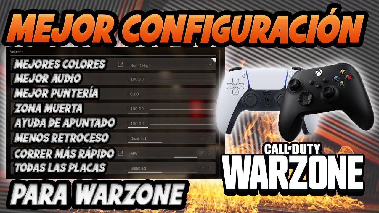 La MEJOR CONFIGURACIÓN de WARZONE CON MANDO en XBOX, PS y PC TEMPORADA 4