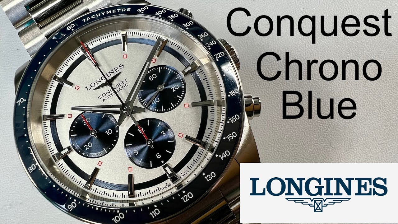 Longines Conquest Chrono In Blue