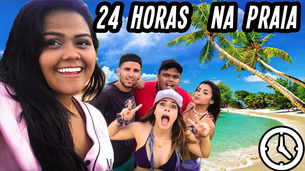24 HORAS NA PRAIA!! (DESAFIO)