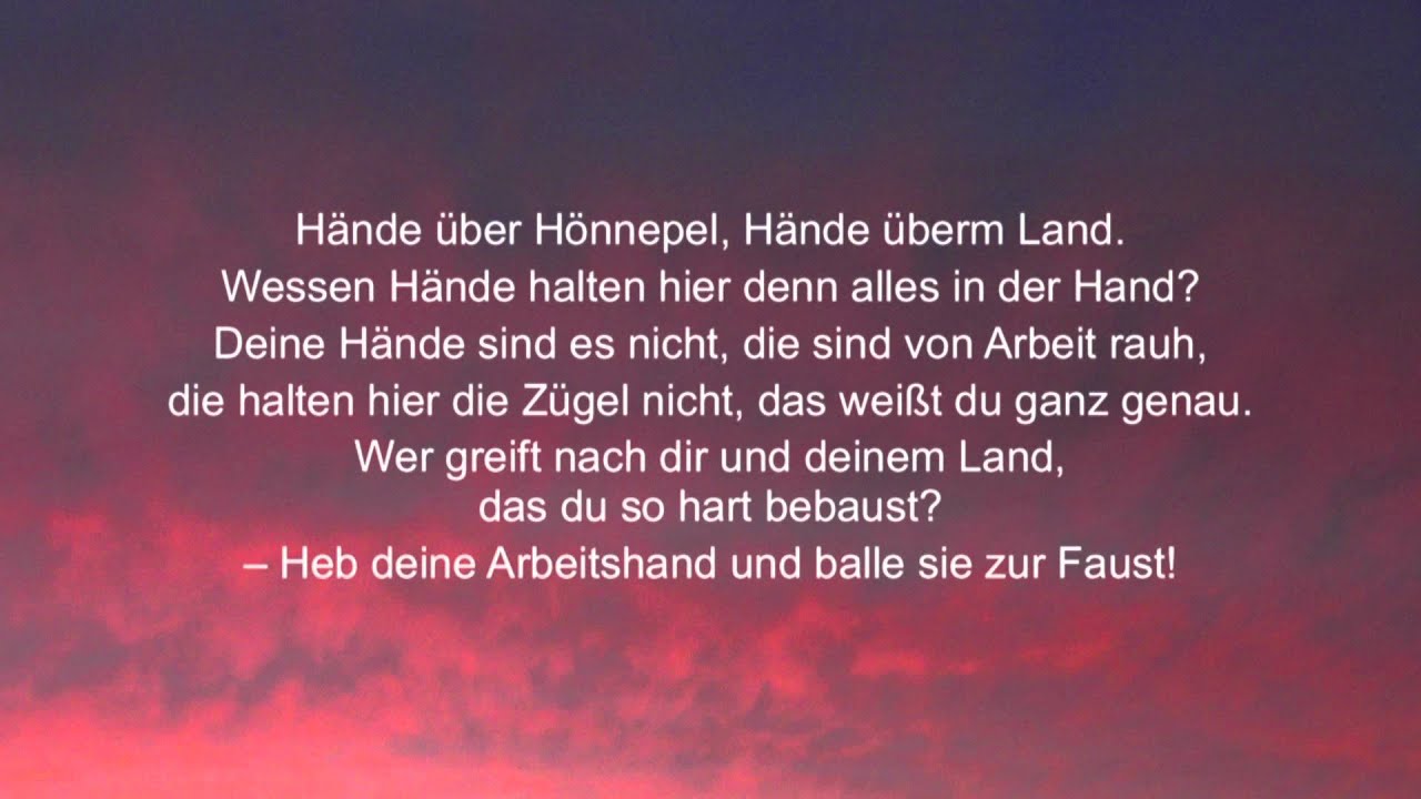 Schmetterlinge - Hände über Hönnepel