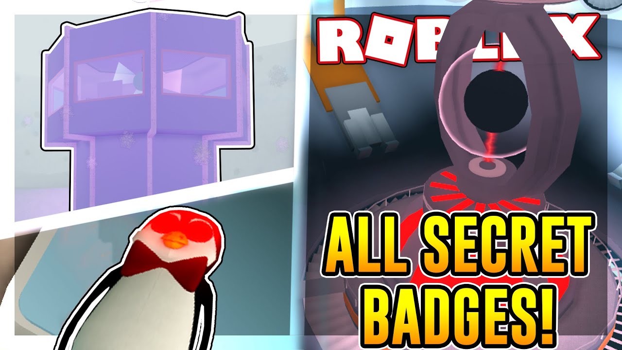 How to get all of the SECRET BADGES in INNOVATION ARCTIC BASE | Roblox