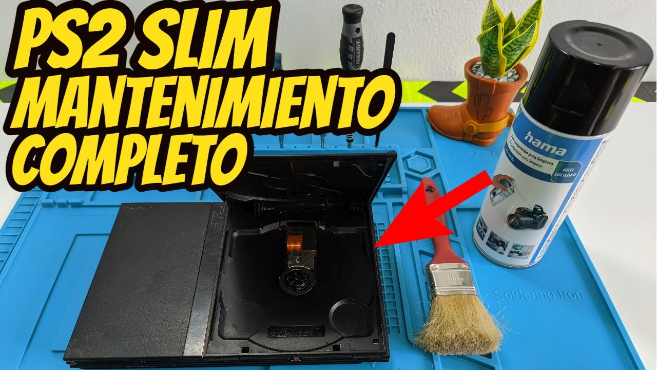 PS2 Slim Mantenimiento Completo // Como Abrir y Limpiar Paso a Paso