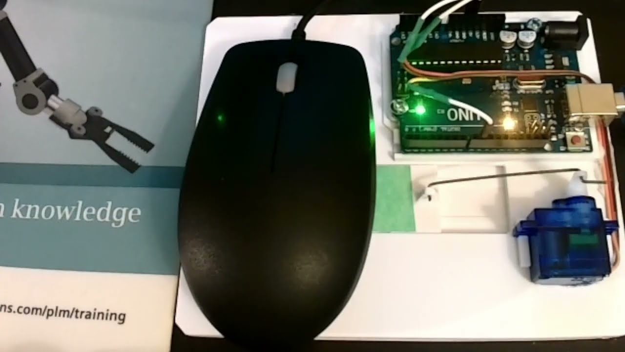 Arduino Servo Motor Mouse Jiggler (short)