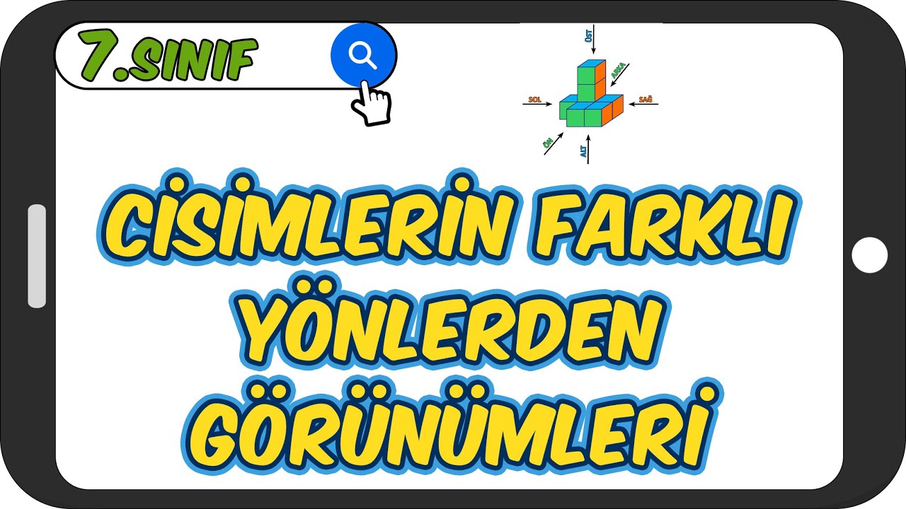 Cisimlerin Farklı Yönlerden Görünümleri 📘 7.Sınıf Matematik #2023