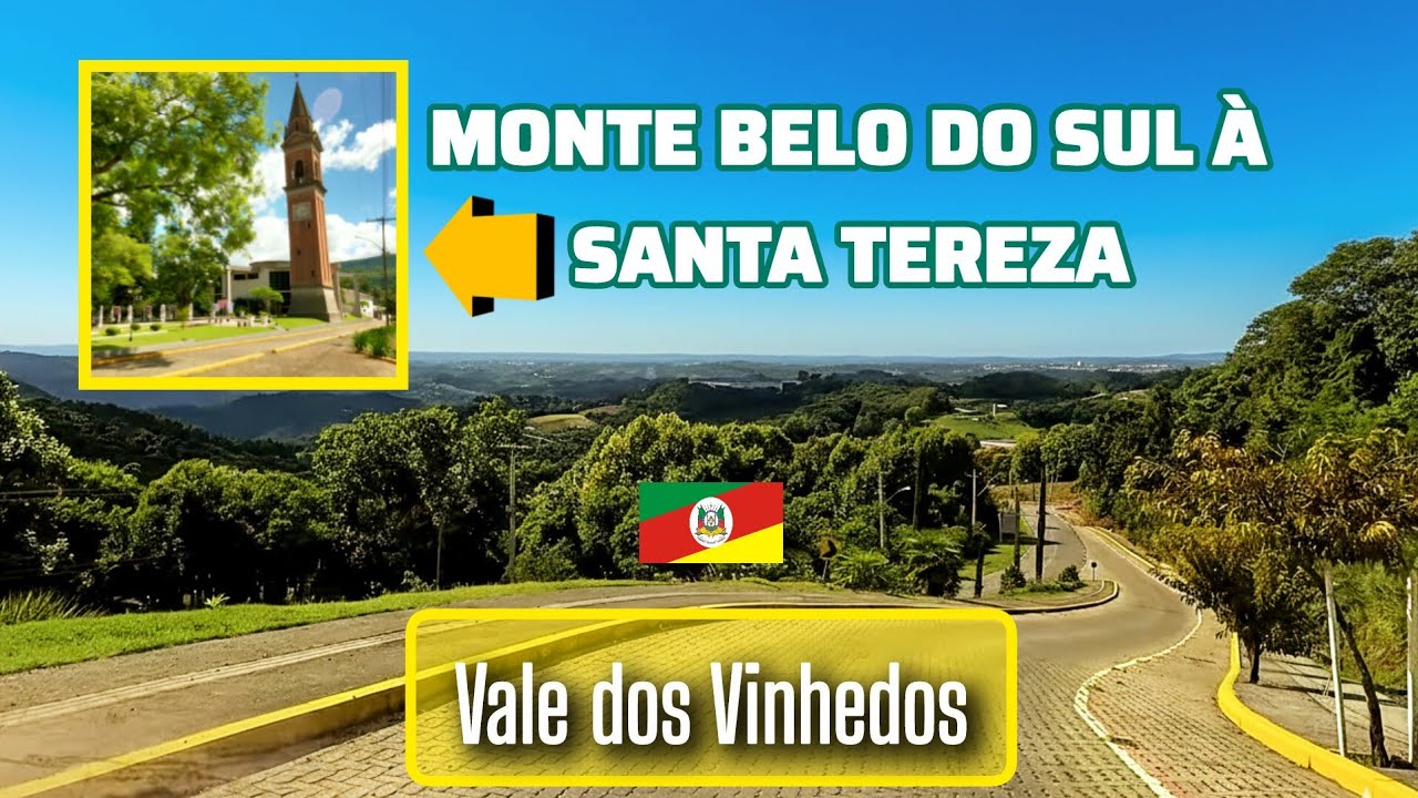 🇮🇹  Heranças Italianas do Vale dos Vinhedos 🍁 Monte Belo do Sul à Santa Tereza em 4K UH D