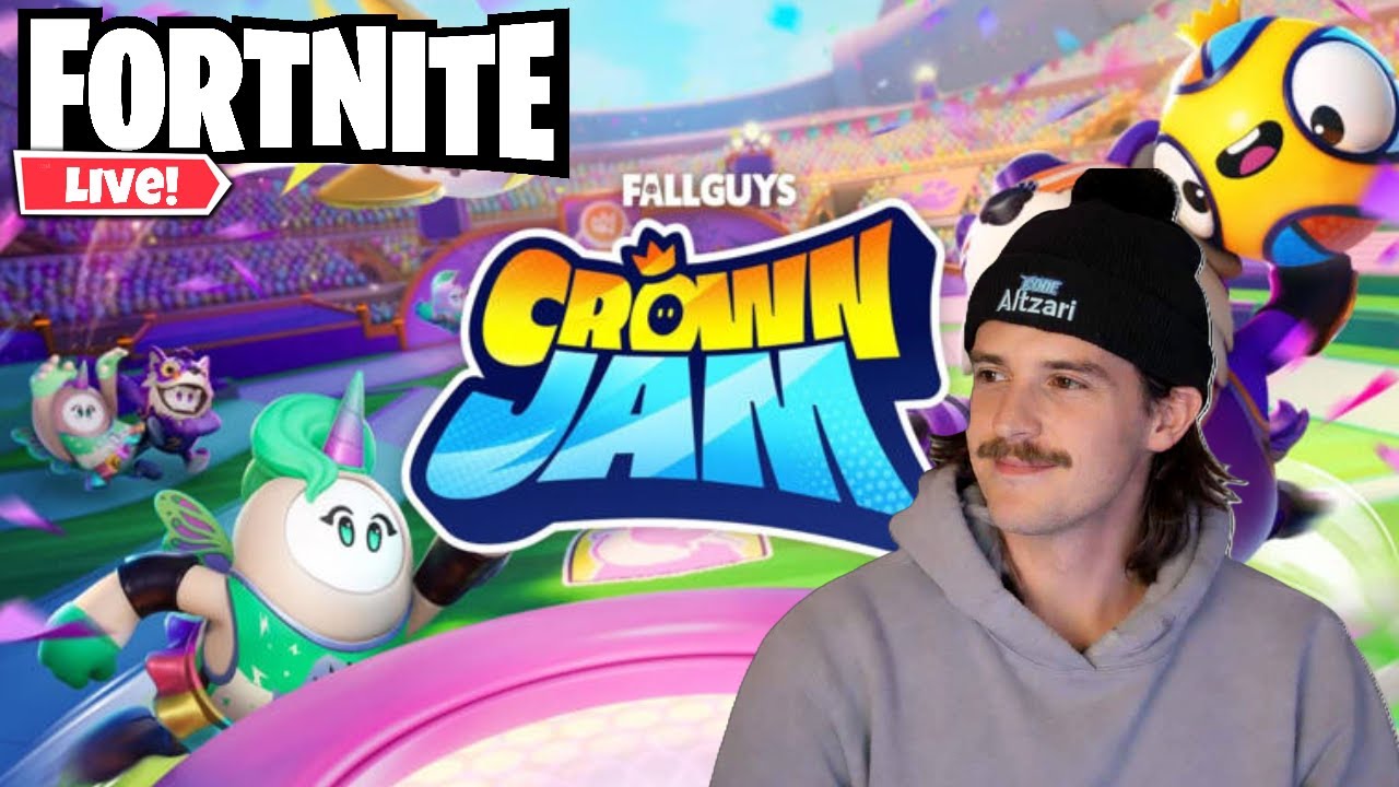 🔴Fortnite NEW MODE CROWN JAM FALL GUYS