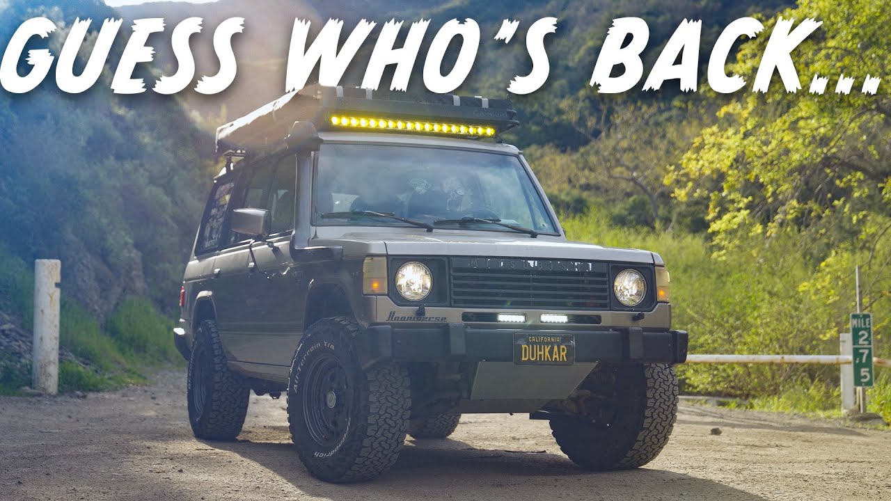 My Mitsubishi Montero is Back...