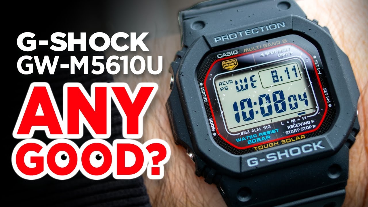 Обзор цифровых часов CASIO #G-SHOCK GW-M5610U — Casio Square, который правит всем!
