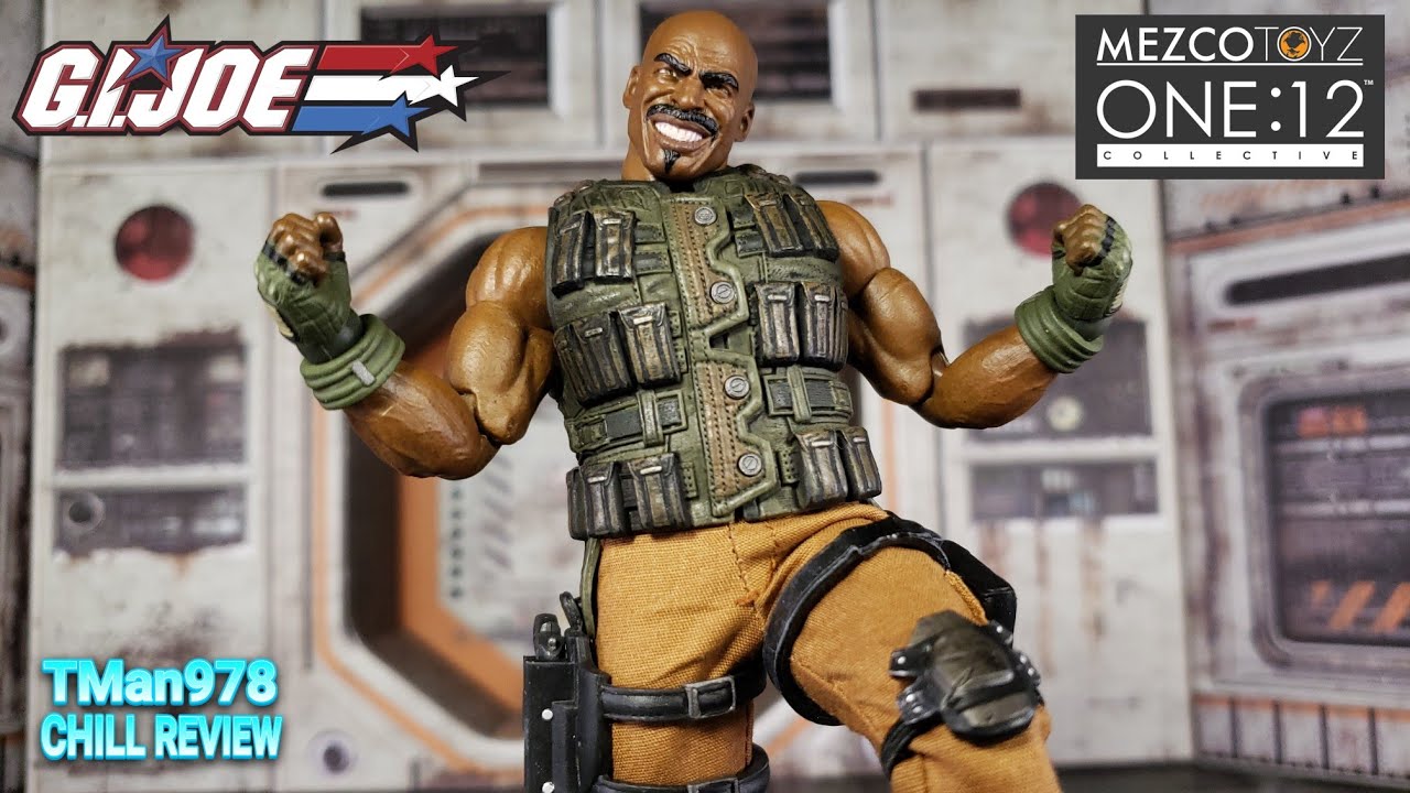 Roadblock Mezco Exclusive One: 12 Collective GIJOE CHILL REVIEW