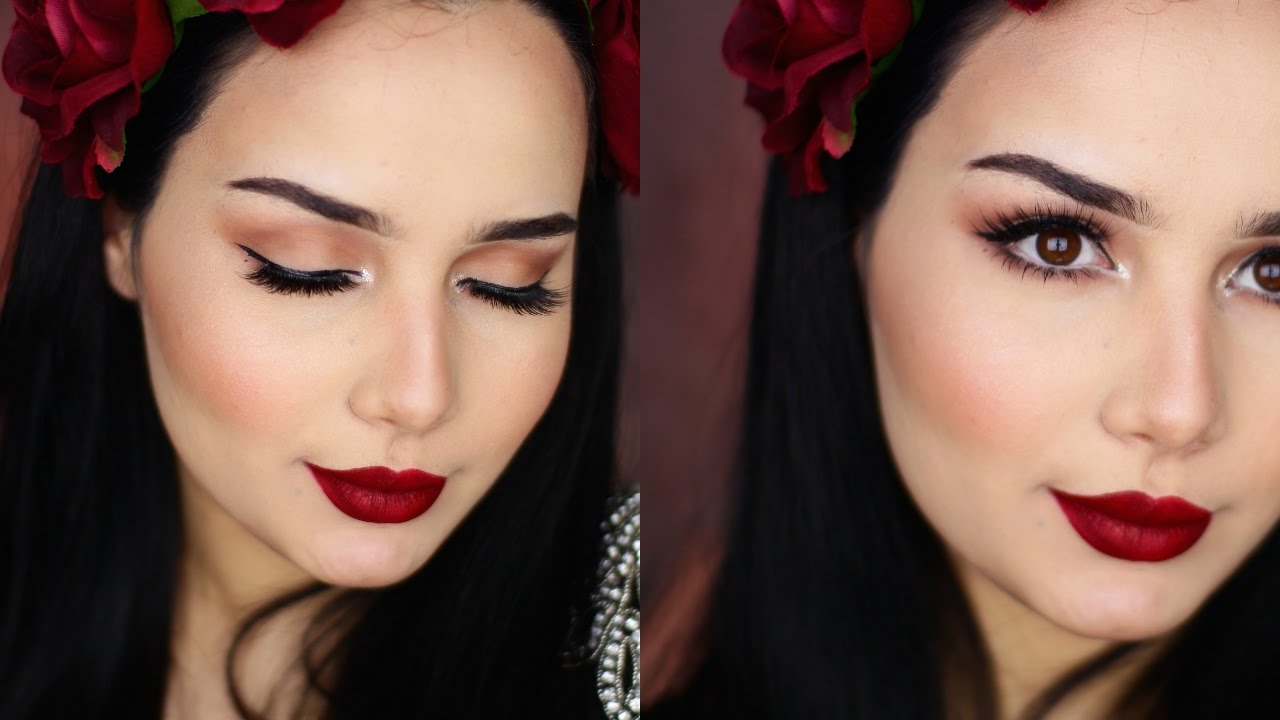 مكياج احمر الشفاه الكلاسيكي : بسيط و فخم | Classic Red Lips
