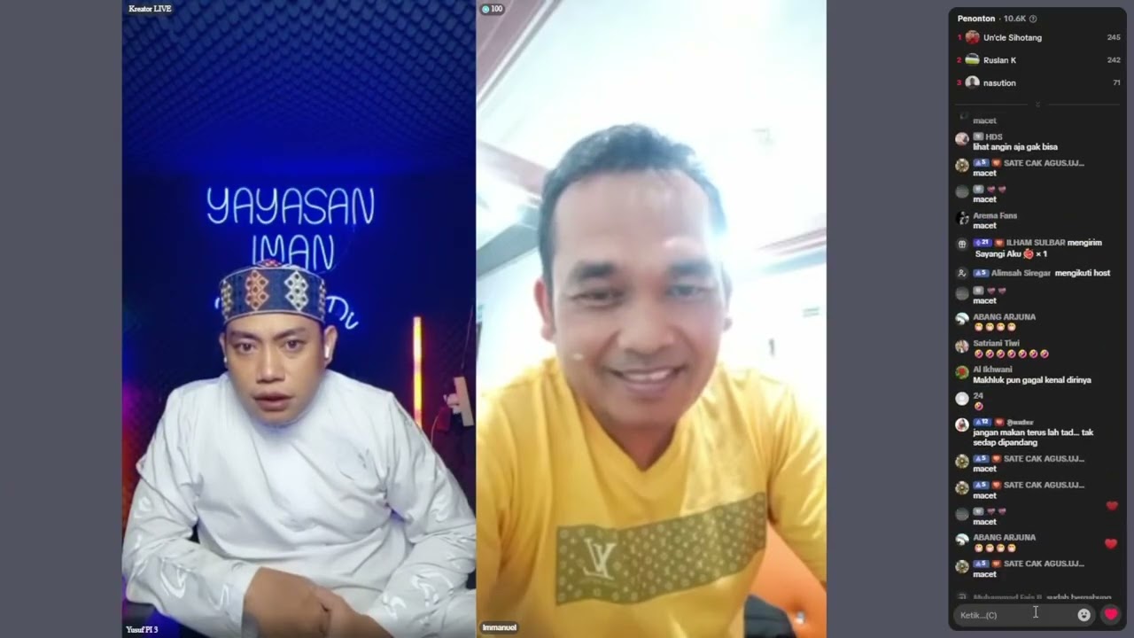 Tuhan Allah Ada Dimana? Debat Ust. Yusuf PI vs Imanuel