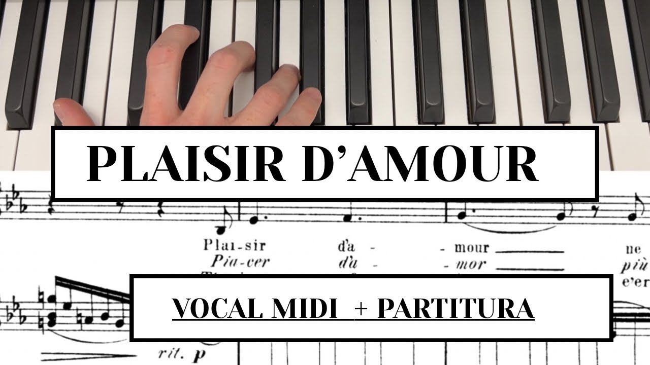 Plaisir d’amour Martini - Voice Melody for Solfège 