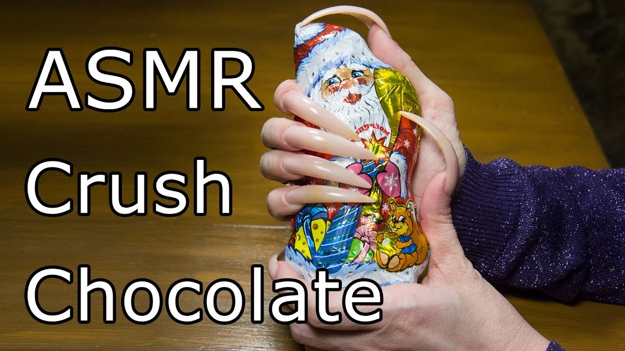 ASMR Ear sound Tingles, trigger chocolate santa claus