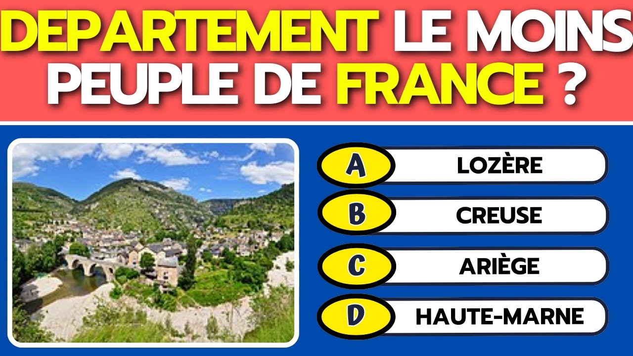 🤔 Teste ta Culture Française 🇫🇷 Pourras tu obtenir au moins 30/40 sur la culture Francaise  🇫🇷🧩