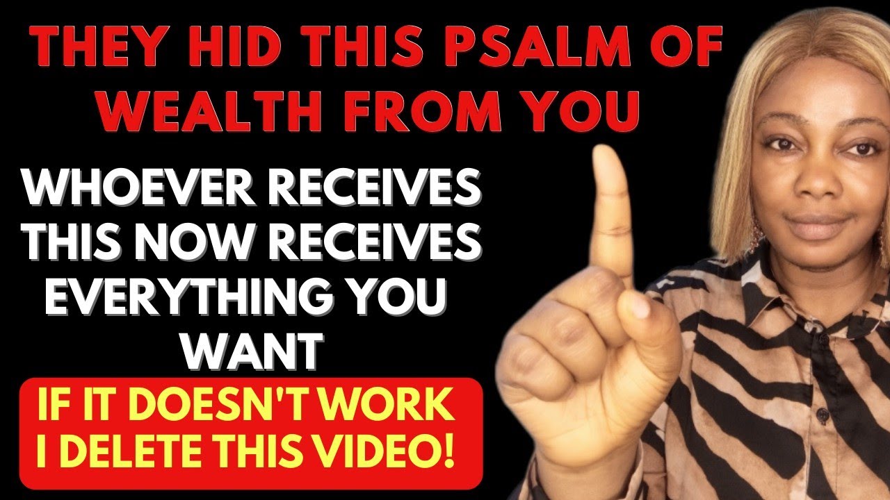 SAY This MIRACLE PSALM for Just 1 Minute and You Will Receive