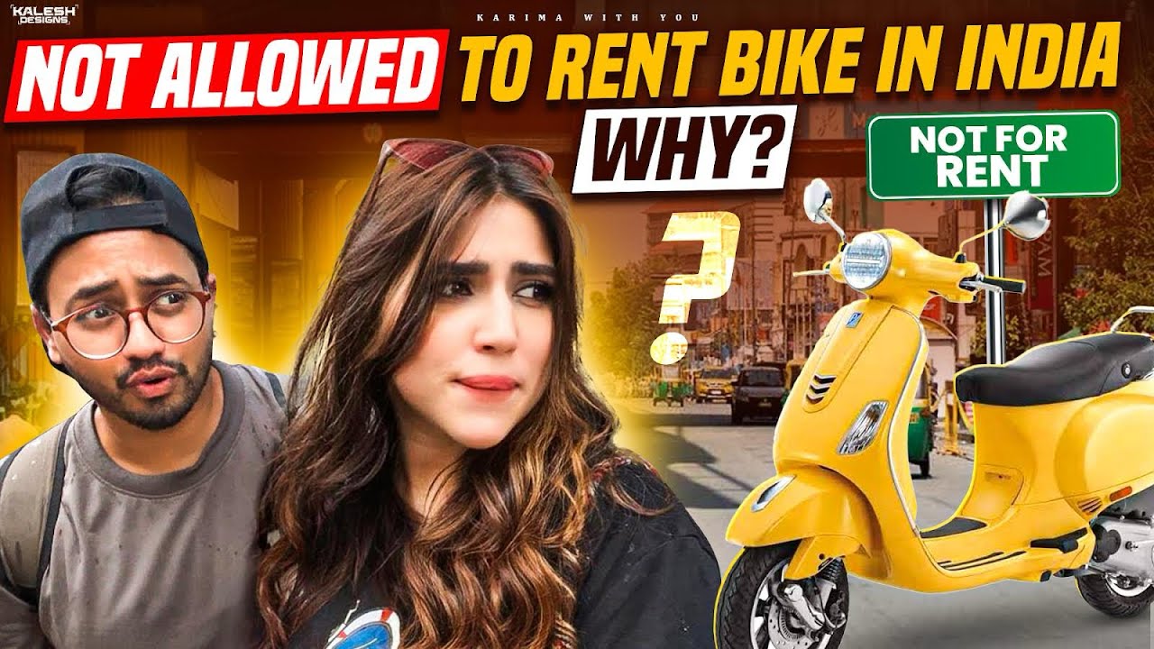 NOT ALLOWED TO RENT BIKE IN INDIA 🇮🇳 ~ HYDERABAD!