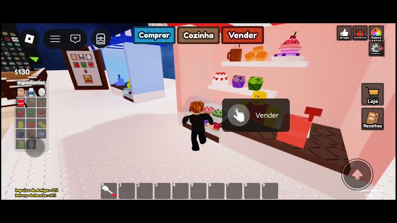 construindo várias comidas!