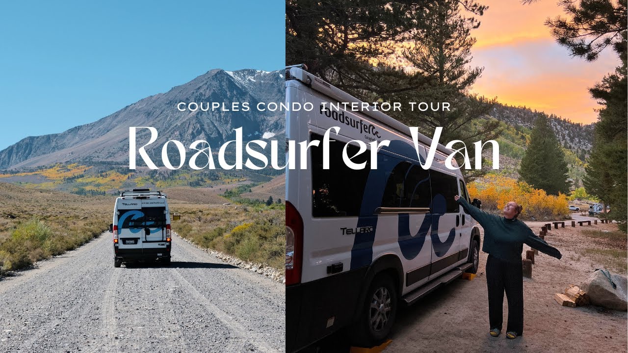 Interior Tour of Roadsurfer Couples Condo Van