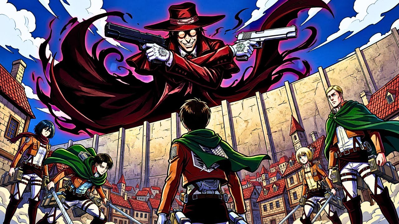 What If ALUCARD Entered The ATTACK ON TITAN Universe?