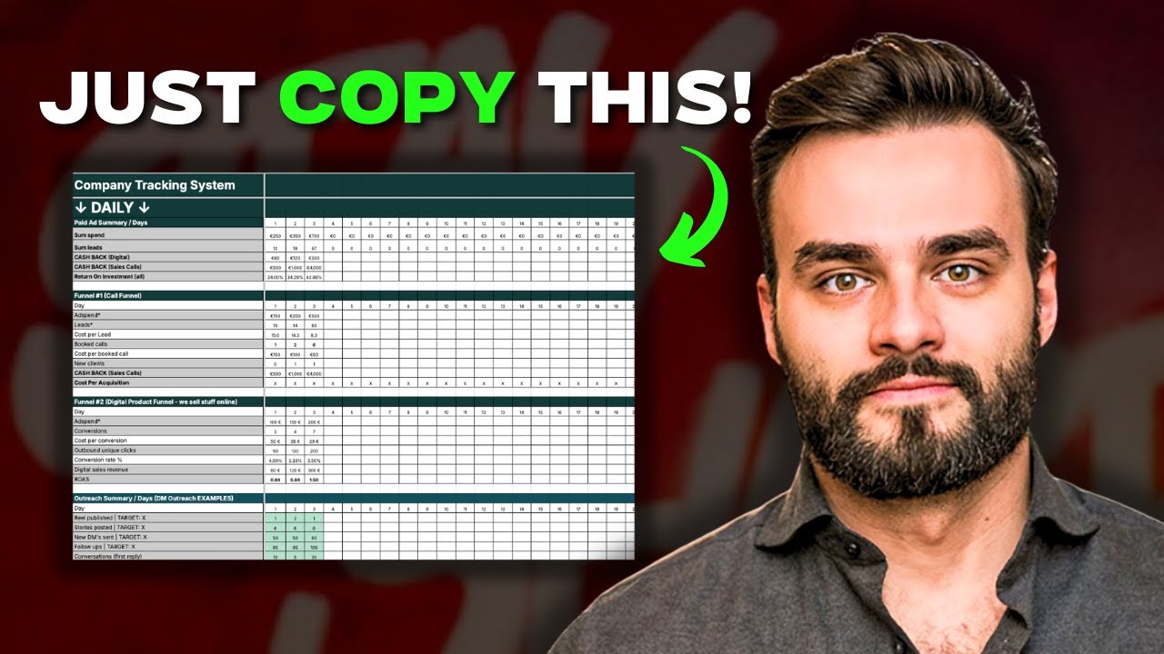 The One Sheet That Built My 7-Figure Business (TEMPLATE)
