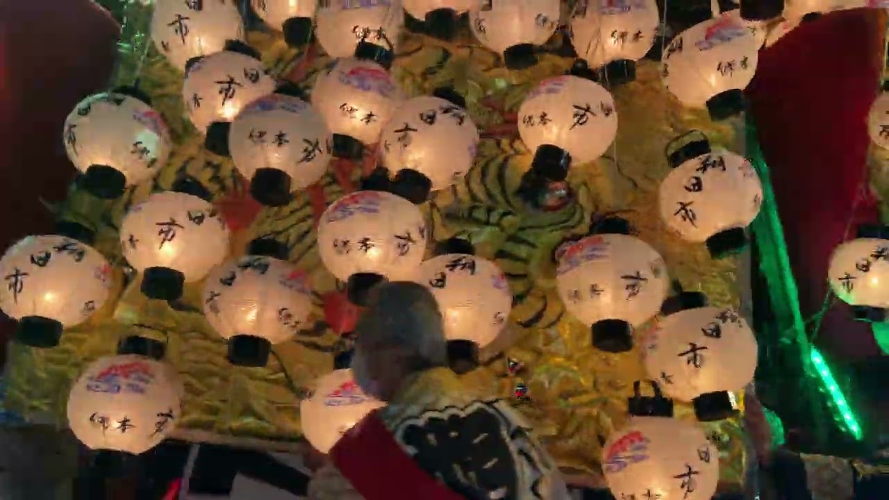 令和4年 西条祭り 御旅所 御輿4台