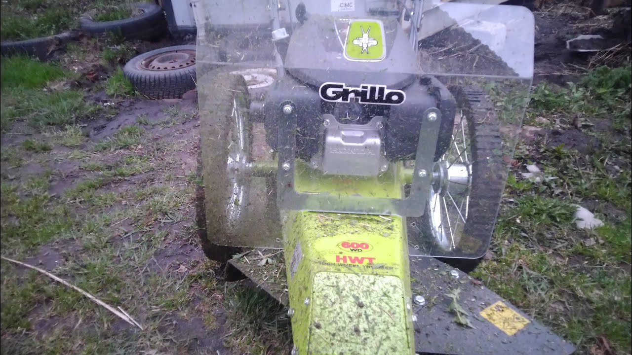 Колёсный триммер Grillo HWT 600 WD Триммер на колесах. Газонокосилка с леской.