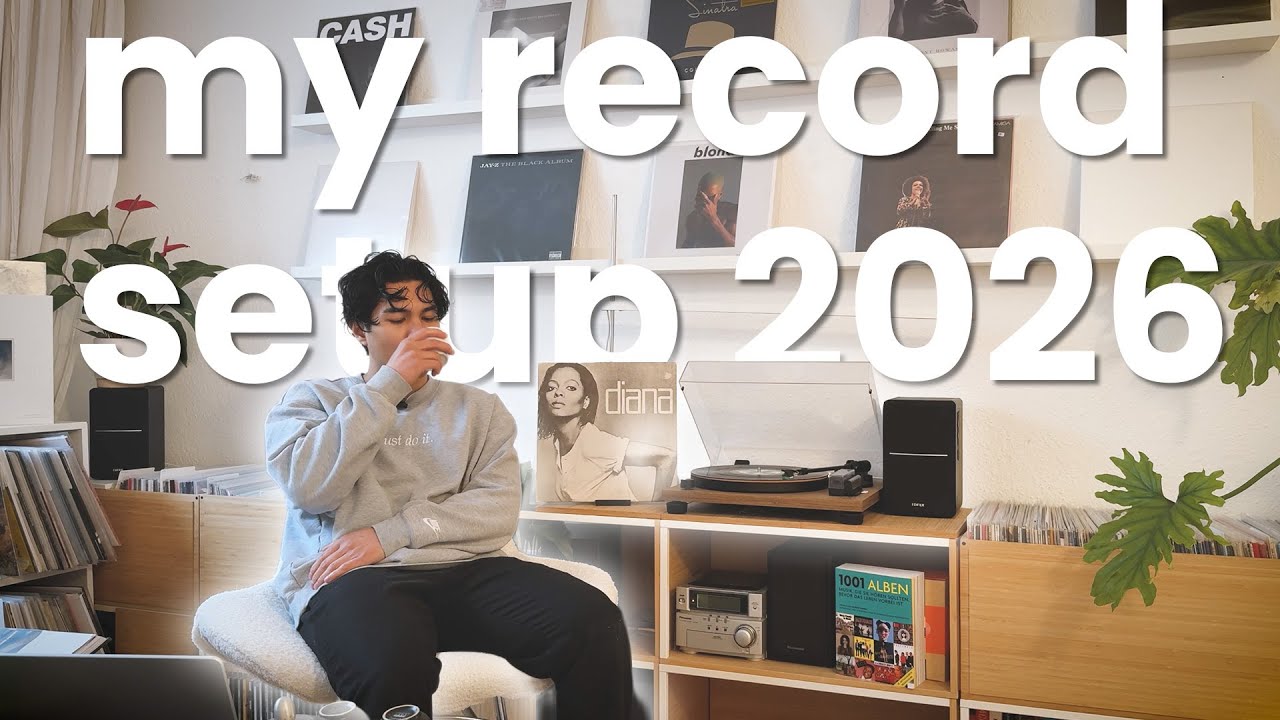 My 300+ Record Setup in 2026 UPDATE | Limited Edition Ikea Shelves, Record Collection, CD Collection