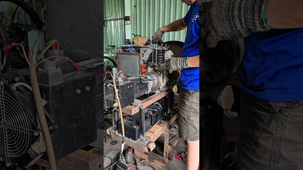 Chế tạo máy phát điện. #energy #freeenergy #diy #flywheel #freeelectricity