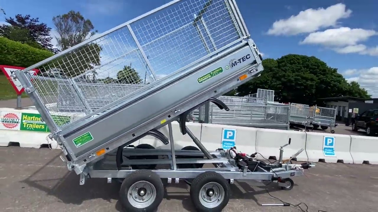 M-TEC 8x5 Tipper Trailer at Hartnett Products