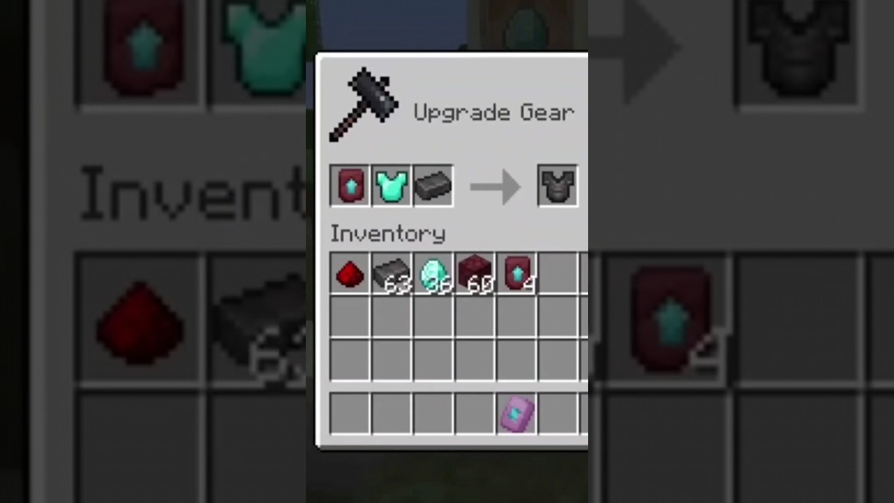New way to upgrade armor to netherite